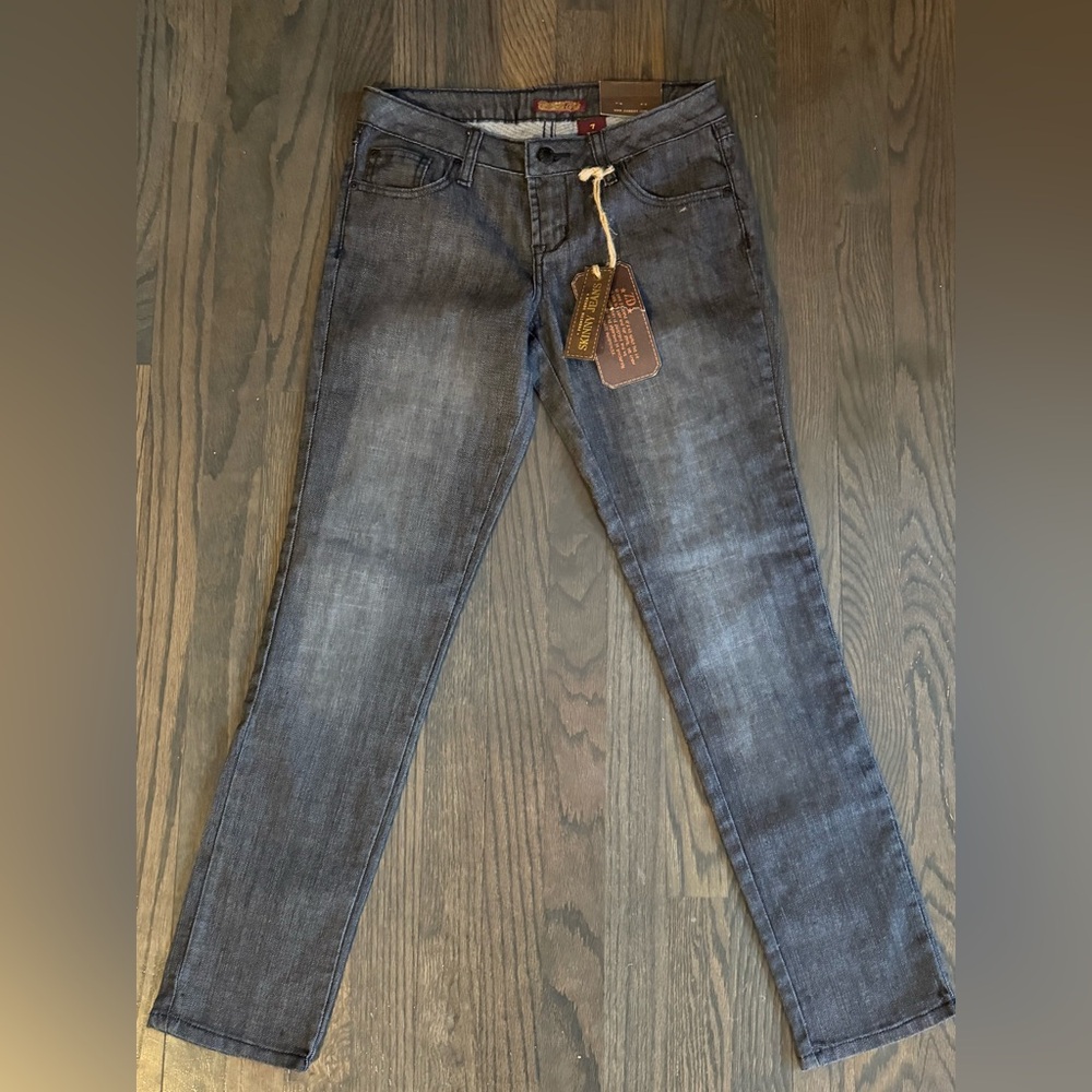Zana Di premium denim y2k brand skinny jeans size 7 NWT - Picture 2 of 9